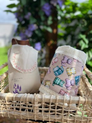 Toalha de Rosto com Tricoline Gatinhos – Estilo Delicado